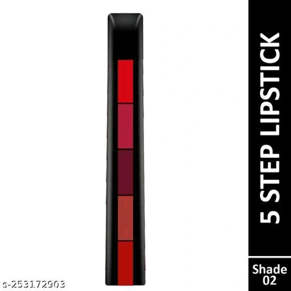  Jersy Girl 5 In 1 Matte Lipstick, Waterproof And Long Lasting,7.5GM