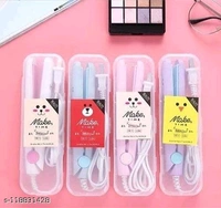 Hair Straightener Mini Professional Hair Pressing Machine With Temperature Control, Flat Iron Plate With Plastic Storage Box Pack Of 1 (Random color)