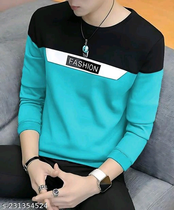 Make a Statement with the Full Sleeve Printed Round Neck T-Shirt - Constructed from a Soft Cotton Blend for Unmatched Comfort and Durability mens t-shirt, tshirt for men, t-shirts, t-shirts men, t-shirts boy, tshart man - 🪙, L