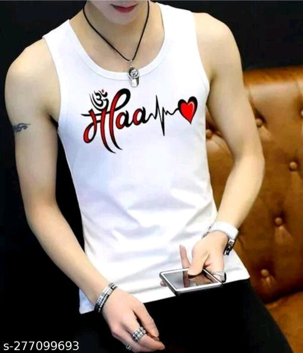 Maa HeartBeat Men Printed Sando - 🪙, M