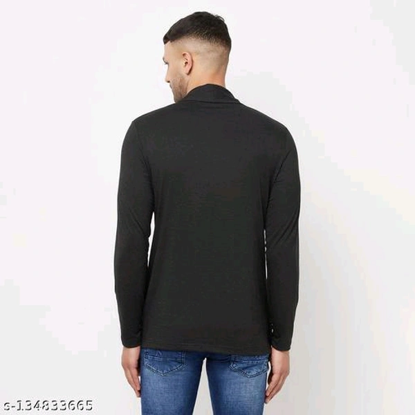 Glito Solid Full Sleeve Shrug For Men's - 🪙, XL