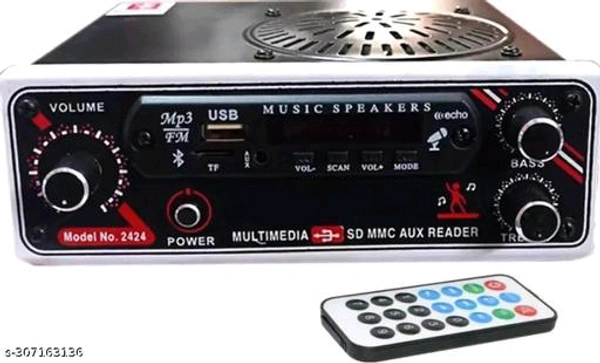 Fm Radio For Home Digital Display Wireless Bluetooth Mini Stereo Audio Amplifier Bluetooth, SD Card, USB, FM Radio, Aux MP3 Player