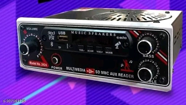 Fm Radio For Home Digital Display Wireless Bluetooth Mini Stereo Audio Amplifier Bluetooth, SD Card, USB, FM Radio, Aux MP3 Player