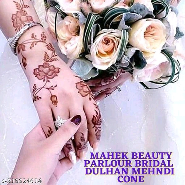 Mahek Beauty Parlour Natural Henna Mehandi Cone (1 Box 12 Pecs.) - 🪙