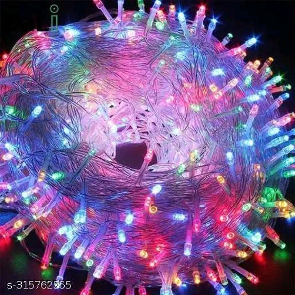 Fancy Malti calour  rice light 44 led power pixel led  light for decoration string and series light for Diwali Christmas indoor outdoor decoration 13 mt Length pack of 1  - 🪙
