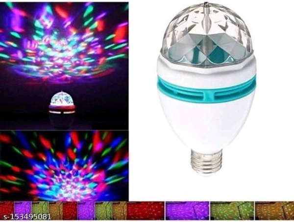 Trendy Rotating multi color bulb  - 🪙