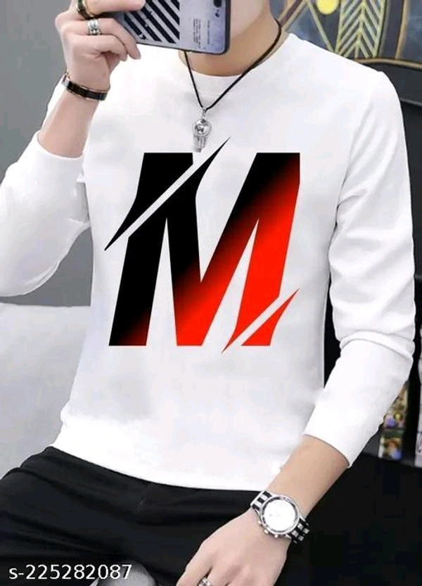 Jsiya Full Sleeve Round neck Polyester men tshirtFabric: Polyester - 🪙, S