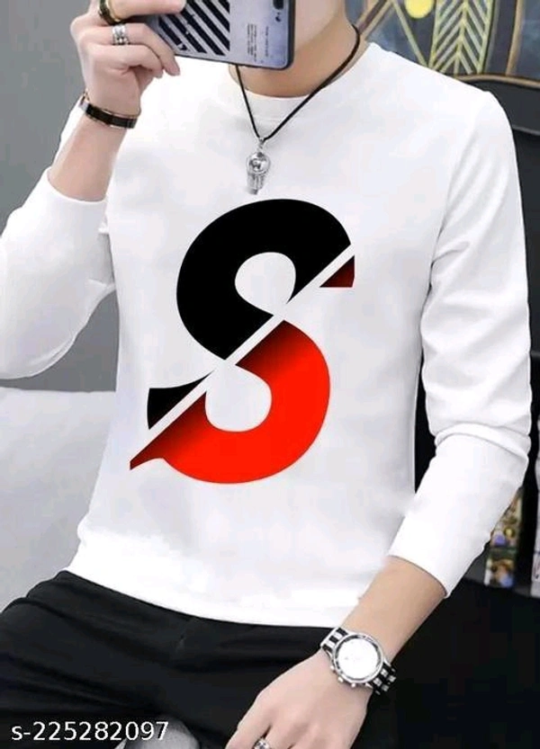 Jsiya Full Sleeve Round neck Polyester men tshirtFabric: Polyester - 🪙, S