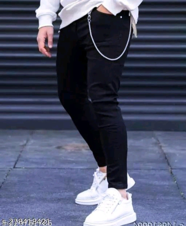 Stylish Unique Men Jeans - 30