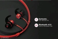 Wireless Bluetooth Neckband with mic Black in - 🪙