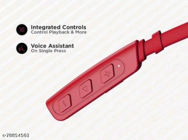 Wireless Bluetooth Neckband with mic Black in - 🪙