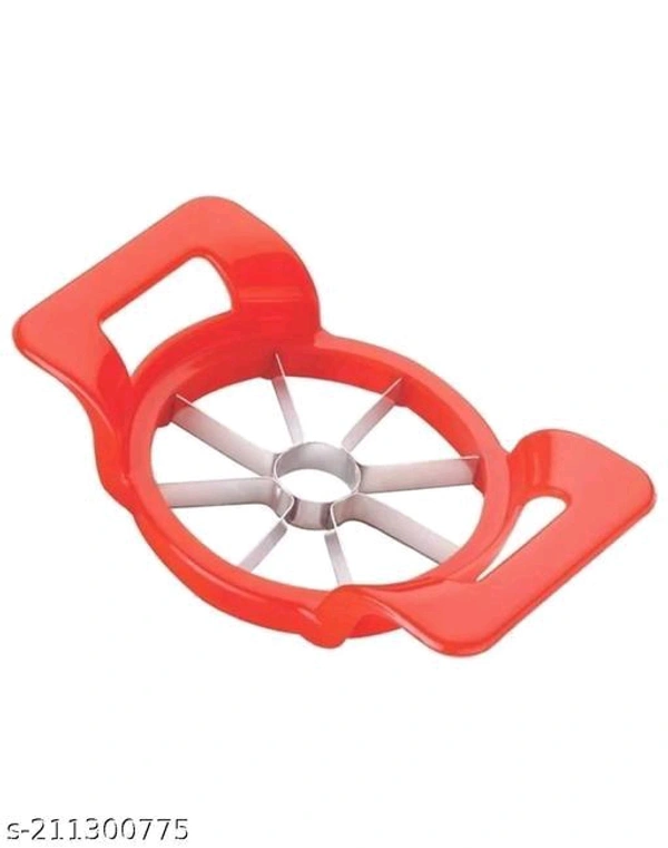 JV PRODUCT Plastic Apple Cutter Manual Fruit Slicer Divider with Handle for Kitchen - Pack of 1 - 🪙