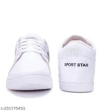 White Solid Casual Shoes For Men  - 🪙, 10