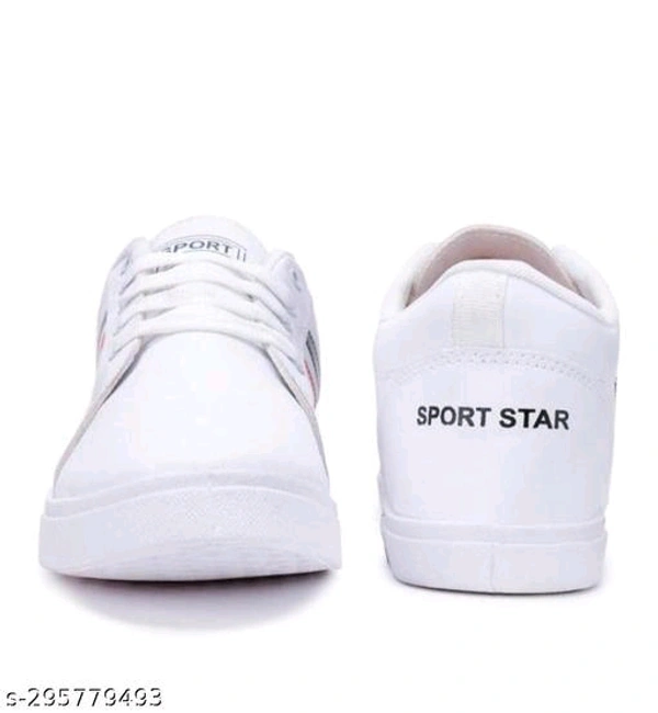 White Solid Casual Shoes For Men  - 🪙, 10