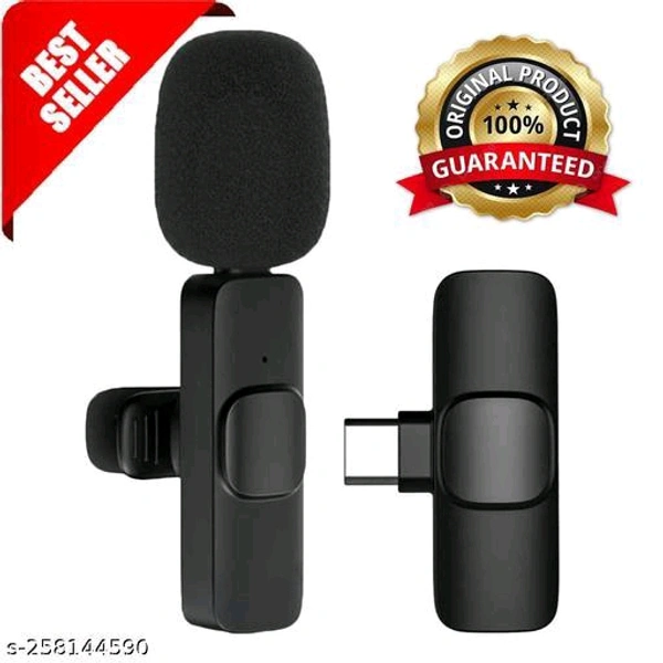 HARDY K8 Wireless Plug and Play Type C Caller Mic Supported Android And Iphone - 🪙