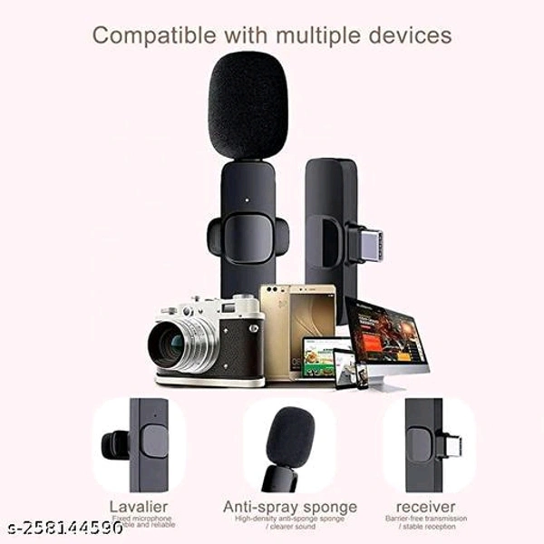 HARDY K8 Wireless Plug and Play Type C Caller Mic Supported Android And Iphone - 🪙