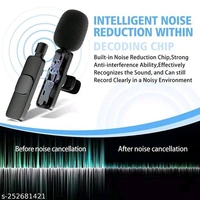 KDMOB K8 Wireless Plug and Play Type C Caller Mic Supported Android And IphoneName: KDMOB K8 Wireless Plug and Play Type C Caller Mic Supported Android And IphoneNet Quantity (N): 1Warranty Period: No WarrantyWarranty Type: Not ApplicableK8 Wireless Mic Features & Specifications :- 1) Easy to use: No hassle to clip it. This lapel mic has a clip under the mic. Just clip the mic to y - 🪙