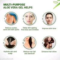 Lalson's 100% Pure Aloe Vera Gel - Repairing & Soothing for Face, Body & Hair - 220 g - 🪙