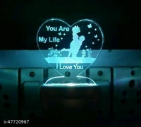 SKYWHALE I LOVE YOU WITH HEART Night Lamp ( 5 cm, Multicolor ) Night Lamp (10 cm, Multicolor) - 🪙