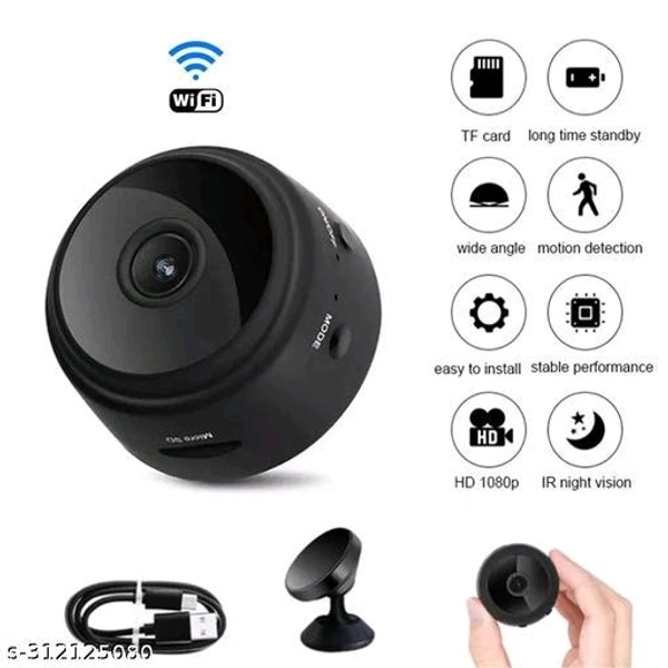 1080P Spy Wireless Magnetic Security HD Camera Built-in Rechargeable Battery - 🪙