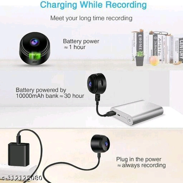 1080P Spy Wireless Magnetic Security HD Camera Built-in Rechargeable Battery - 🪙