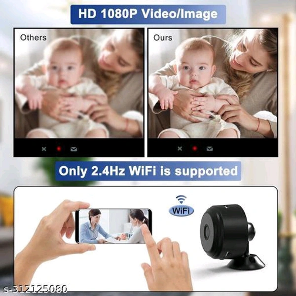 1080P Spy Wireless Magnetic Security HD Camera Built-in Rechargeable Battery - 🪙