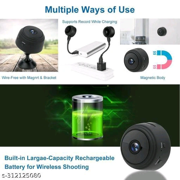 1080P Spy Wireless Magnetic Security HD Camera Built-in Rechargeable Battery - 🪙
