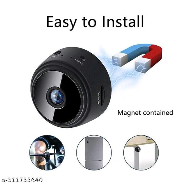 1080p HD Mini WiFi Hidden Camera Live on Mobile App Supports 64GB Indoor Outdoor - 🪙