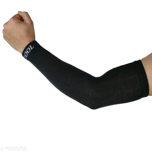 Trendy Unisex Black Cotton Gloves - 🪙