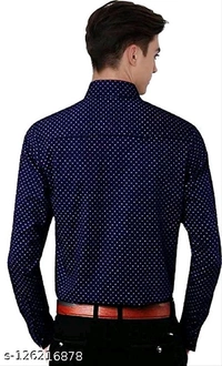 Trendy Causal Full Sleeve Shirt For Men - 🪙, S