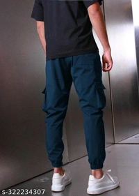 Joggers Park Mens Stylish Zipper Tech Wear Pants - 🪙, 36