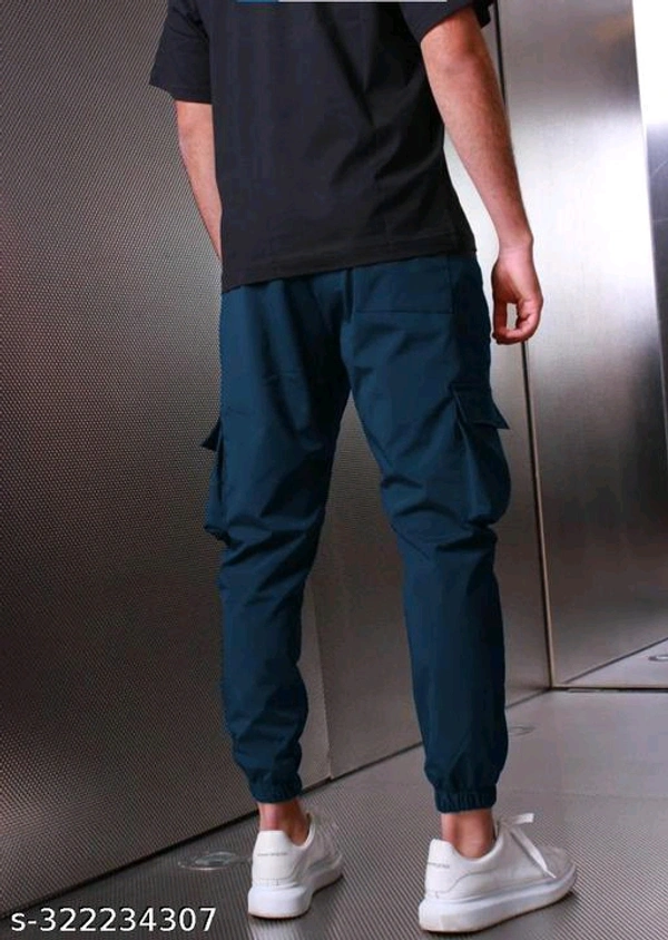Joggers Park Mens Stylish Zipper Tech Wear Pants - 🪙, 36