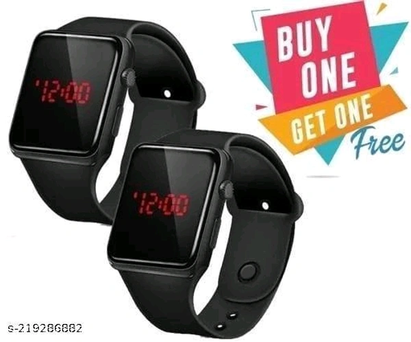 Digital Watch Combo (Pack of 2) BUY 1 GET 1 FREE - Most Selling Latest Trending Men and Women watches Best Quality smart Watch Classy Digital Watch Wrist Watch Sports Watch LED Smart Watches  - 🪙