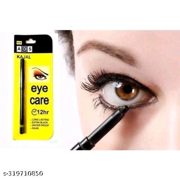 ADS EYES CARE KAJAL PENCIL,KAJAL FOR EYE WATERPROOF PACK OF 1 - 🪙