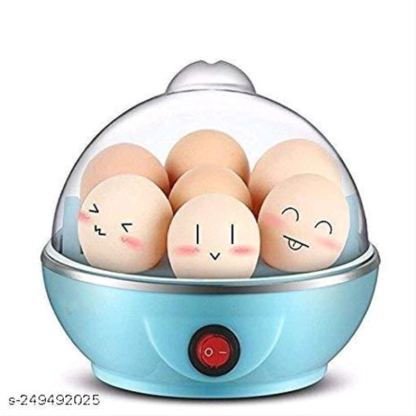 Egg Boiler Electric Automatic Off 7 Egg Poacher for Steaming, Cooking, Frying and Boiling,
