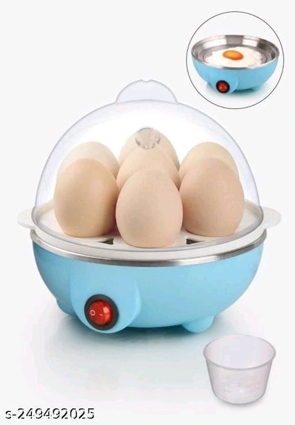 Egg Boiler Electric Automatic Off 7 Egg Poacher for Steaming, Cooking, Frying and Boiling,