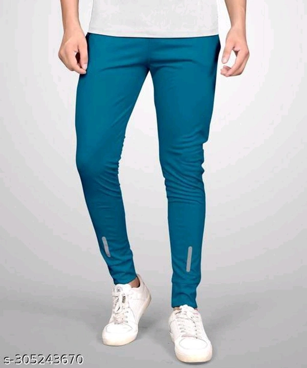 STI Men's Solid Blue Track Pants - 30