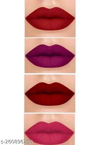 Combo of Red edition liquid lipstick set of 4 different colours , 36 H waterproof long-lasting Eyeliner , Hair straightener (Pack of 6) Product Name : Combo of Red edition liquid lipstick set of 4 different colours , 36 H waterproof long-lasting Eyeliner , Hair straightener (Pack of 6)