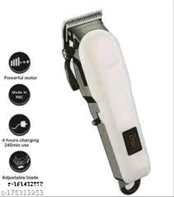 809A Trimmer 120 min Runtime with 4 Length Settings, Digital Display, Self Sharpning Stainless Steel Blades (White)Name: 809A Trimmer 120 min Runtime with 4 Length Settings, Digital Display, Self Sharpning Stainless Steel Blades (White)Product Name: 809A Trimmer 120 min Runtime with 4 Length Settings, Digital Display, Self Sharpning Stainless Steel Blades (White)