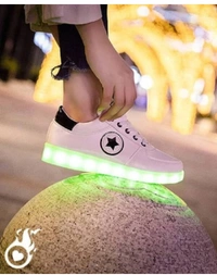 Z Blue Led High Light Glowing with USB Cable+ charging color For Men Women children Party Wear For Men (White) - 10