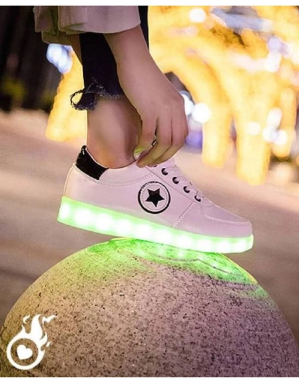Z Blue Led High Light Glowing with USB Cable+ charging color For Men Women children Party Wear For Men (White) - 10