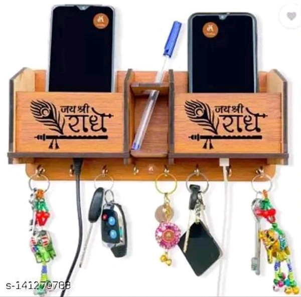 SHREE RADHE WITH BANSURI DESIGN WITH MOBILE STAND