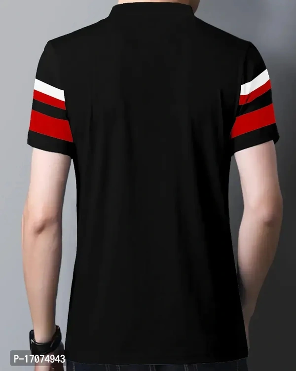 Men Cotton Blend Striped Polos - XL