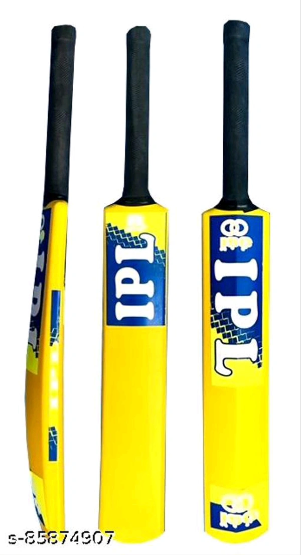 ISG IPL Green Cricket Bat, Plastic Bat Size 3 For Age 8-9 Years