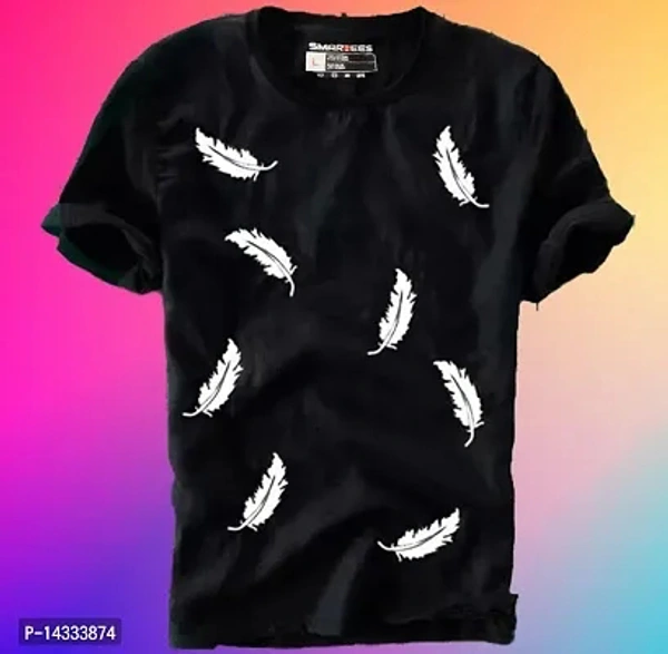 Stylish Fancy Cotton Blend T-Shirts For Men - XL