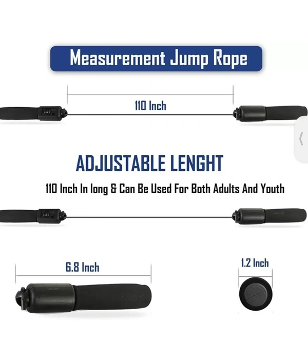 Jumping Rope with Comfortable Foam Grip