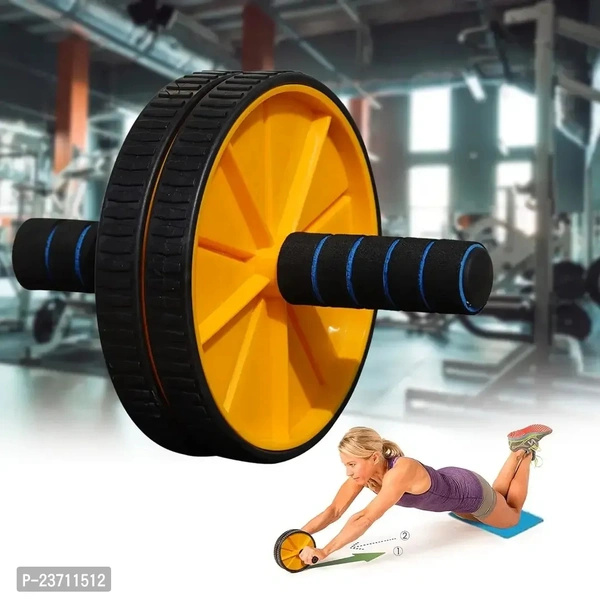 MANOGYAM Ab Roller Skipping Rope | Ab Exerciser | Abdominal Exerciser for Abs Workout | Ab Roller Wheel for Home Gym | Ab Roller for Men and Women