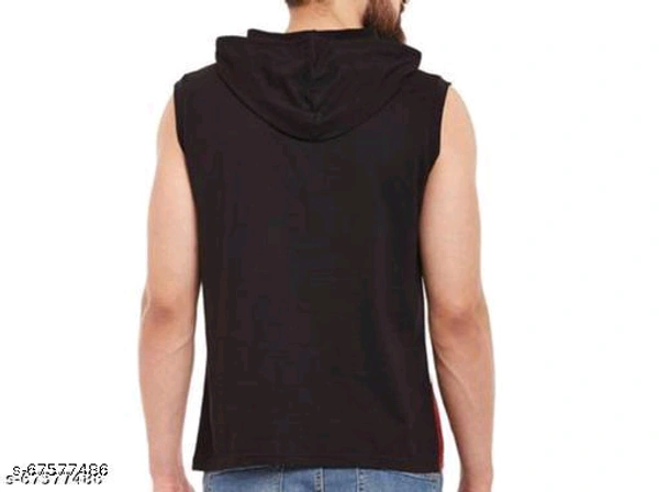   Men Striped Round Black Innerwear VestsName: Men Striped Round Black Innerwear Vests - ₹30, XXL