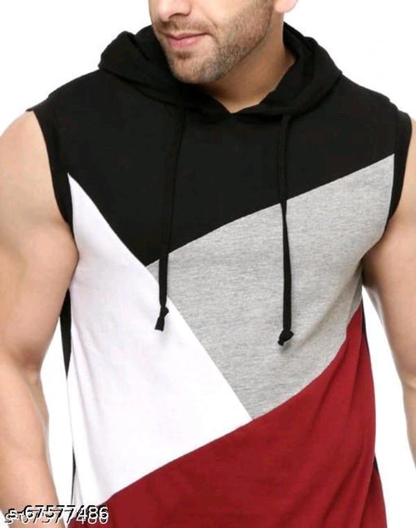   Men Striped Round Black Innerwear VestsName: Men Striped Round Black Innerwear Vests - ₹30, XXL