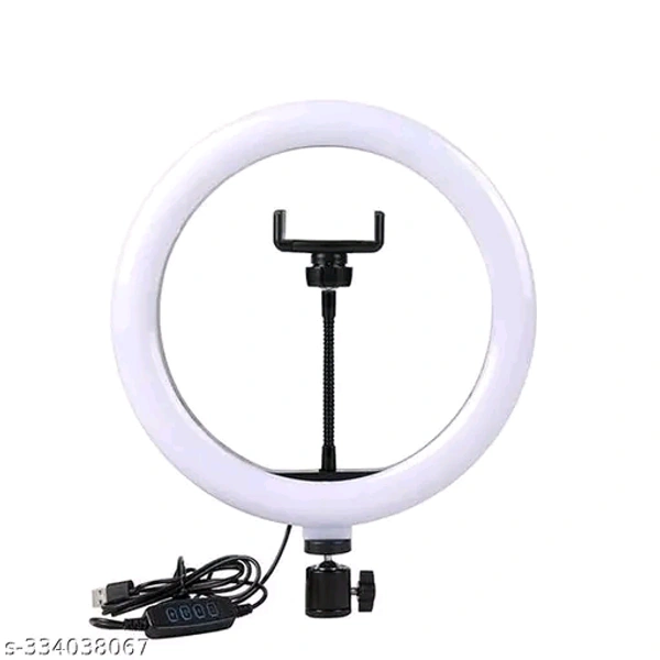 10" Portable LED Ring Light with 3 Color Modes Dimmable Lighting | for YouTube | Photo-Shoot | Video Shoot | Live Stream | Makeup & Vlogging | Compatible with iPhone/Android Phones & Cameras